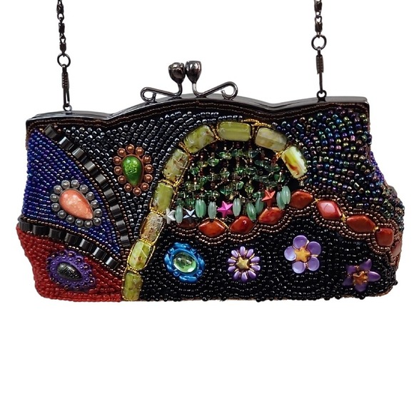 Far Nine Handbags - ForNine Beaded Evening Bag Clutch Purse Formal Occasion